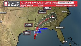 Tropical system | Forecast track, radar, expected rain, spaghetti models