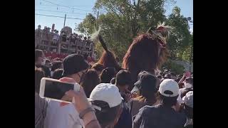 2022 大塩天満宮 秋祭り 本宮 毛獅子道中舞 牛谷丁