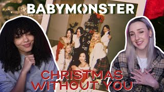 COUPLE REACTS TO BABYMONSTER - 'Christmas Without You' COVER