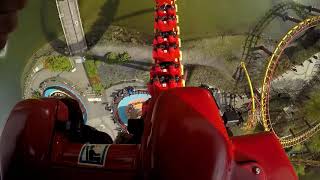 Goudurix, Parc Asterix,  On-ride POV. My 100th rollercoaster.