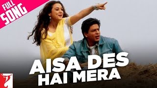 Aisa Des Hai Mera Song | Veer-Zaara | Shah Rukh Khan, Preity Zinta | Lata Mangeshkar, Udit Narayan