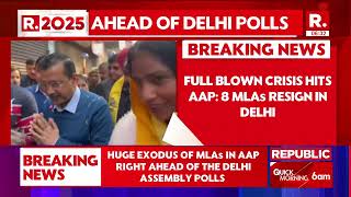 Breaking News: Full Blown Crisis Hits AAP, 8 MLAs Resign In Delhi Ahead Of Polls