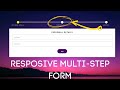 Multi Step registration Form using HTML CSS and Javascript Tutorial | Responsive  | HTML Form Design