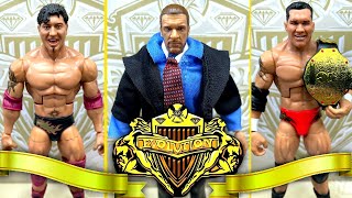 WWE ELITE EVOLUTION 3-PACK FIGURE REVIEW! HHH BATISTA RANDY ORTON!