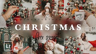 CHRISTMAS — Professional Lightroom Presets | @LULOUISAA Inspired | Tutorial | DNG