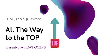 Scroll to the top button used in web pages made using HTML, CSS &JavaScript.