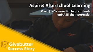 Success Story: Aspire! raises over $140k in their first-ever Livestream fundraiser on Givebutter