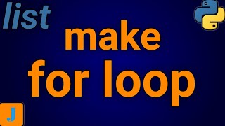 How To Create List In Python Using For Loop