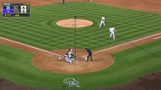 SD@COL: Logan retires Alonso at home plate