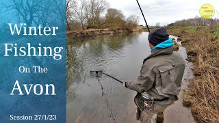 Winter River Fishing - Trotting For Chub On The Avon - 27/1/23 (Video 377)