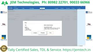 Lesson 24.How to Record Inter Godown Stock Transfer in TallyPrime | JEM Tally Learning Hub