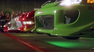 FAST and FURIOUS - Street Race (RX7 vs Civic vs Integra vs Eclipse) #1080HD +car-info