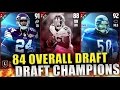 84 OVERALL DRAFT!! BEST DRAFT EVER SEEN!! - Madden 17 Draft Champions