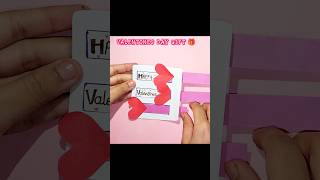 I ❤️ U Valentines day card/5 minutes paper craft  #trending #diy #valentinesday #shorts