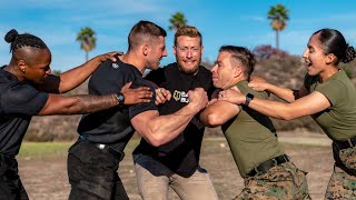 US Marines vs State Troopers Fitness BATTLE