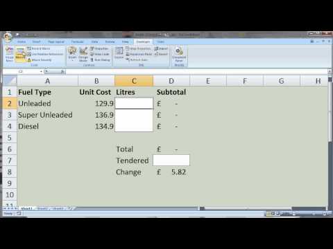 Recording a Macro and Adding a Button in Excel 2007 Recording a Macro and Adding a Button in Excel 2007