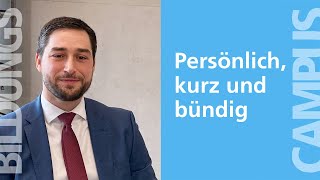 Persönlich, kurz und bündig: Arne Zielinski, Direktor des Bildungscampus Nürnberg