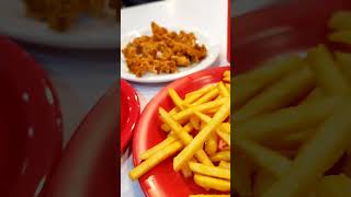 Crispy Fried Chicken Lollypop \u0026 chicken popcorn | french fries with chilled coke #shorts #chicken