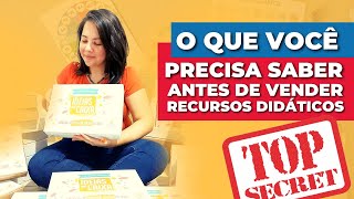 Como VENDER recursos didáticos? É possível EMPREENDER com recursos?