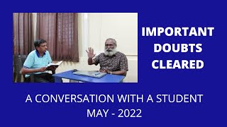 Class - 221 // Important Doubts Cleared - May 2022