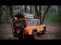 scale run land rover defender 110 d110 1 10 scale r c by d1rc in 4k rccrawler cameltrophy