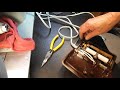 SINGER CLAM-SHELL FOOT PEDAL RESTORATION PART 4 - INSTALLING THE CORD