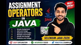 168. Assignment Operators in Java (Selenium Java 2026)