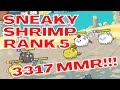 Rank 5 3317 MMR Double Backdoor Plant Shrimpinator Sneaky Mech | Season 20 | Axie Infinity