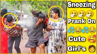 Sneezing Prank On Cute Girls - Most Funny Pranks of 2023 | Girl's Epic Reactions| By TCI