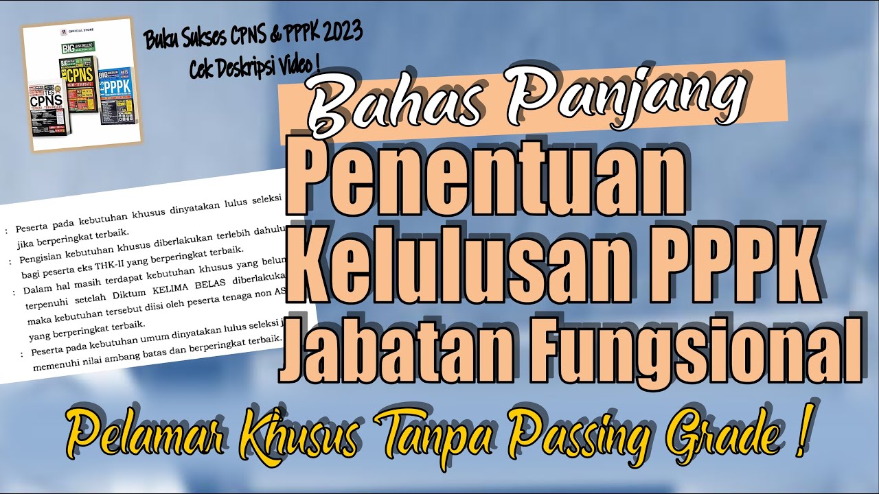 Penentuan Kelulusan Seleksi PPPK Guru ~ SELEKSI CASN CPNS PPPK PROVINSI ...