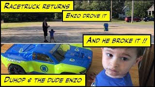 duhop Father allows son drive the car and he broke it Arrma Senton 6s vlog