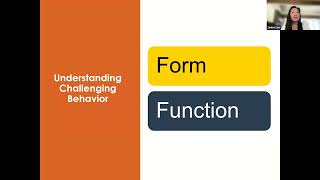 Understanding Challenging Behavior: The Path to Behavior Support