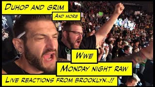 duhop WWE Monday Night Raw Live Reactions vlog from Brooklyn NY