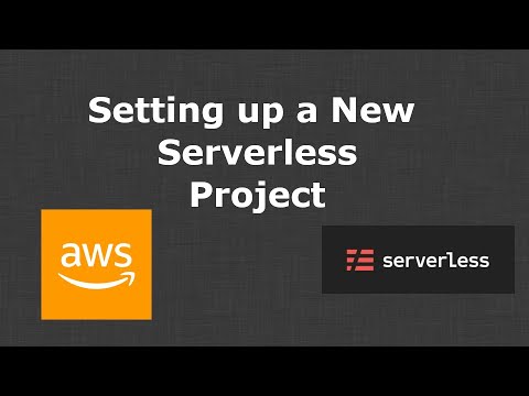 Creating a new serverless project and deploying a Lambda