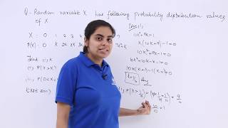Class 12th – Random Variable and Probability Distribution Problem-1 | Probability | Tutorials Point