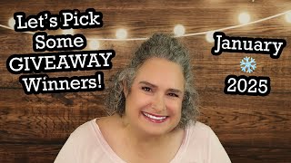 Let’s Pick Some Beauty Giveaway Winners!  January ❄️ 2025! | BeautyAmaB