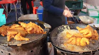 The best HOT KOREAN FIRED CHICKEN  🥠 - Best in town -Korean Food/Korean Street Food