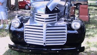 1940s GMC Flatbed Truck SlvrBlk RenningersMD0810114