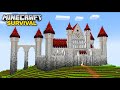 I Built a Castle MEGA BASE in Survival Minecraft