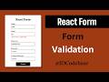React Forms Made Easy | Validation, Errors & useState | Complete Beginner Project