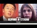 Matteo Renzi risponde alle domande dei cittadini su Equitalia, tasse, referendum, scuola e immigrazi