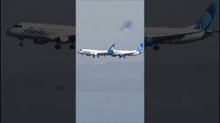 Amazing Moment Two Planes to Land Together! #plane #shorts