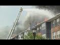 After massive fire burns  apartment complex, residents waiting to see if they can recover items