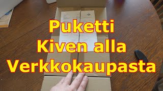 Puketti (paketti) tuli kivenalta verkkokaupasta