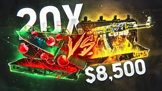 450$ CASE vs 400$ CASE OPENING (8500$) - HELLCASE - EPISODE 278