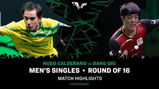 Hugo Calderano vs Dang Qiu | MS R16 | Saudi Smash 2024