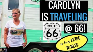 Meet Carolyn! She's Traveling Route 66 at Age 66 in Her Retro...