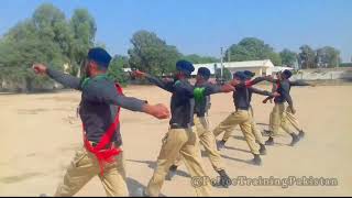 Good recruits of Sindh Police are getting drill training from Pakistan Army. | #policetraining |