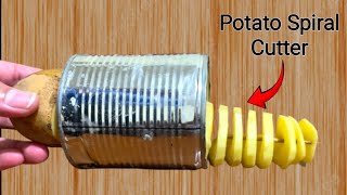 How to Make a Spiral Potato Cutter || DIY Winter Potato Machine