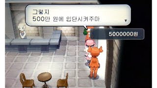 포켓몬스터 XY 500만원으로 플레어단에 들어간다고 하면 어떻게 될까?